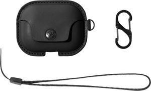 Twelve South AirSnap Pro Burnished Leather Case for AirPods Pro Black - ONLINE ONLY