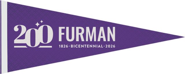 Furman University Bicentennial 12" x 30" Premium Pennant
