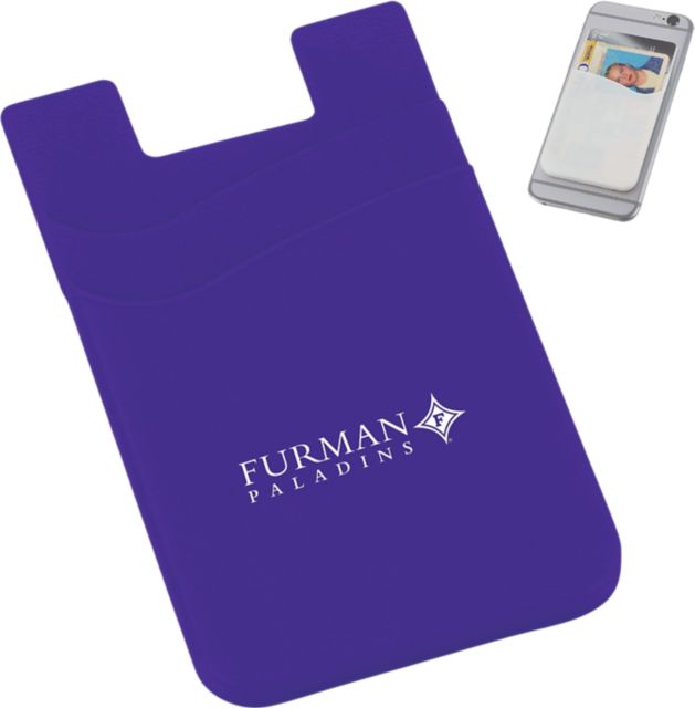 Furman University Silicone Card Wallet