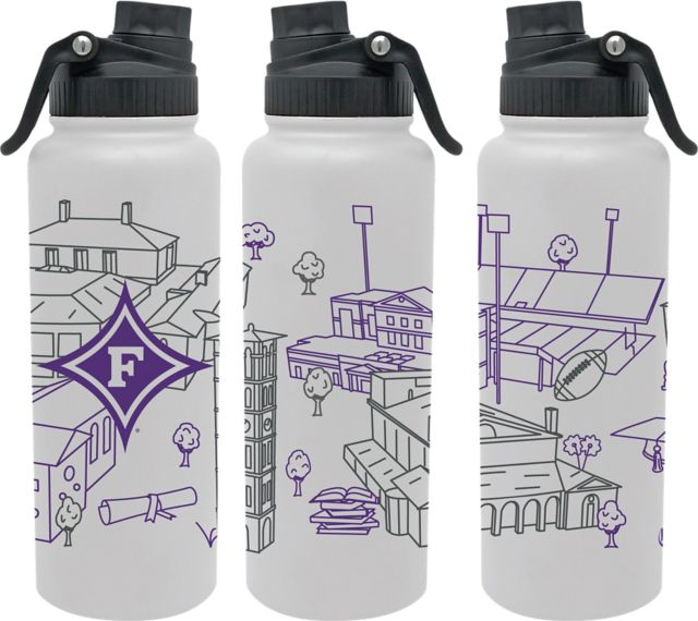 Furman University 34 oz. Campus Water Bottle