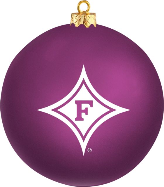 Furman University Round Shatterproof Ornament
