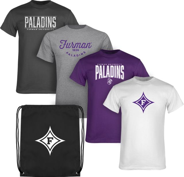 Furman University Short Sleeve T-Shirts Color Out Pack