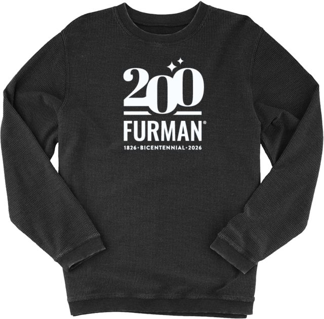 Furman Boxercraft Womens Corded Crew Furman Bicentennial 200 Stacked - ONLINE ONLY