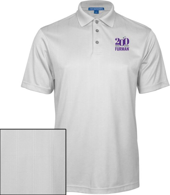 Furman Performance Fine Jacquard Polo Furman Bicentennial 200 Stacked - ONLINE ONLY