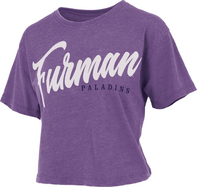 Furman University Paladins Women's  Cropped Short Sleeve T-Shirt