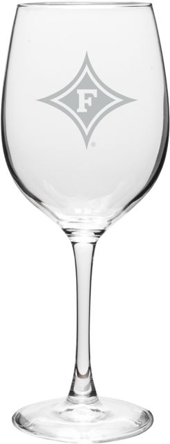 Furman University 16 oz. Wine Glass