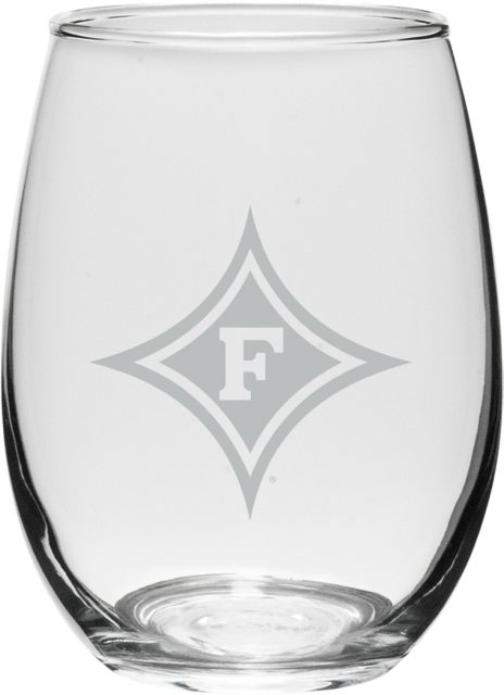 Furman University 21 Oz. Wine Glass
