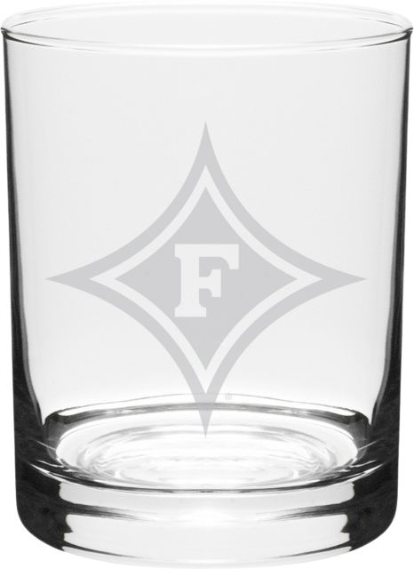 Furman University 14 Oz. Glass