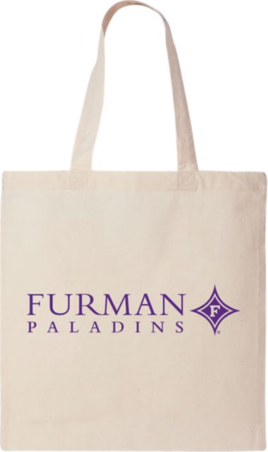 Furman University 15 x 16 Canvas Tote Bag