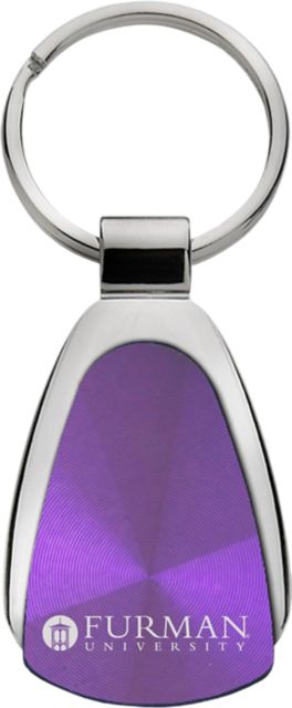 Furman University Teardrop Key Tag
