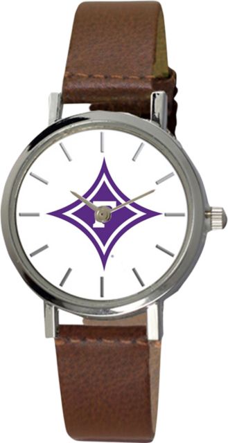 Furman University 28 mm Ladies Leather Watch
