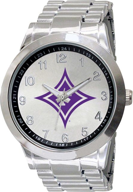 Furman University 44mm Men's Stainless Steel Watch