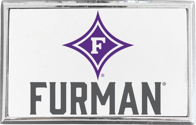 Furman University Rectangle Adhesive Emblem