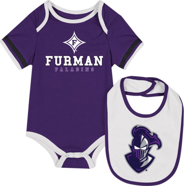 Furman University Infant's Paladins Bodysuit Bib Set
