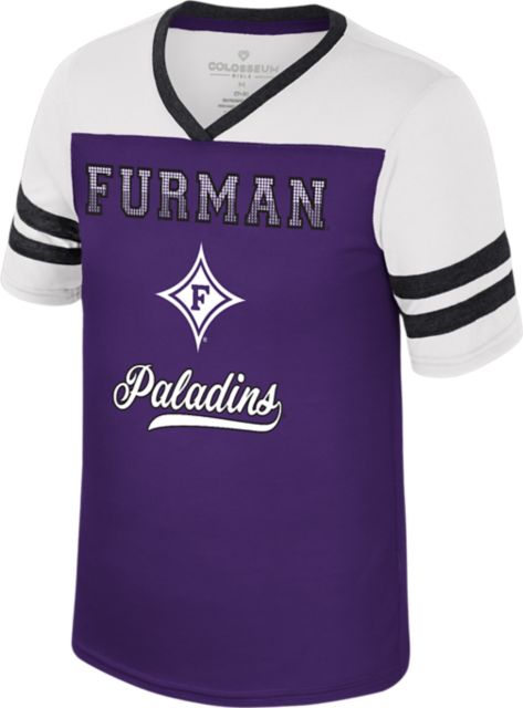 Furman University Paladins Youth Girls Bling Short Sleeve T-Shirt