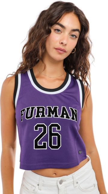 Furman University Women's Cropped Basketball Jersey