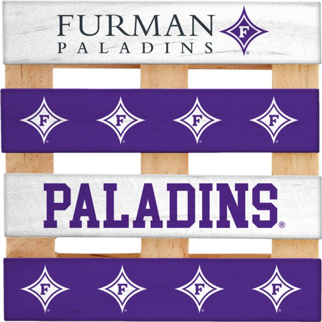 Furman University Paladins Pallet Coasters - 4 Pack