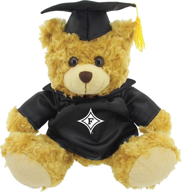 Furman University 12'' Graduation Plush Bear - ONLINE ONLY