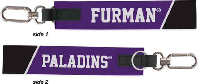 Furman University Paladins Carabiner Strap Keychain