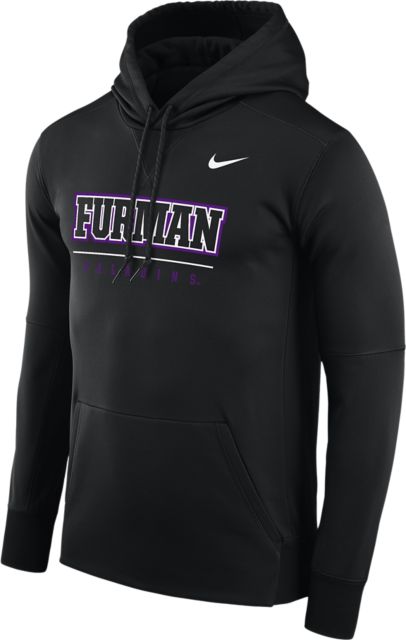 Furman University Therma-Fit Pullover Hooded Sweatshirt