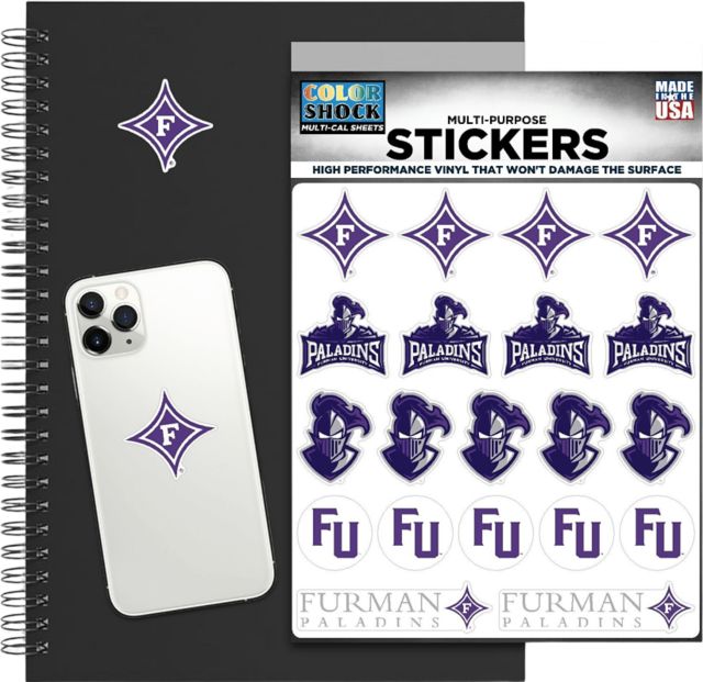 Furman University Sticker Sheet