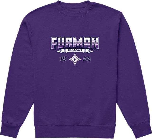Furman University Paladins Midweight Crewneck Sweatshirt