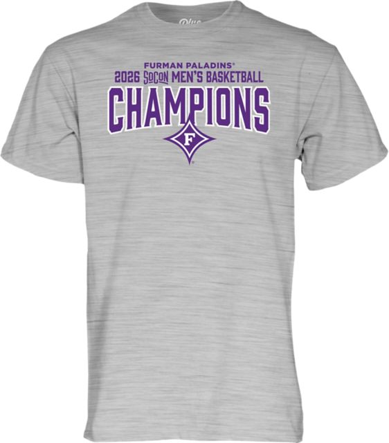 Furman University Men's Basketball 2026 SoCon Tournament Champions Short Sleeve T-Shirt