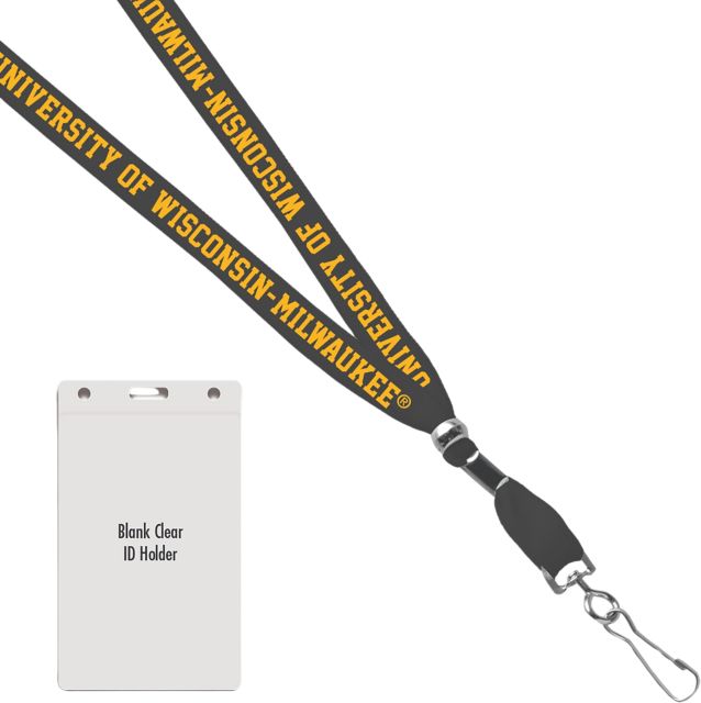 University of Wisconsin Milwaukee Card Dispenser Lanyard