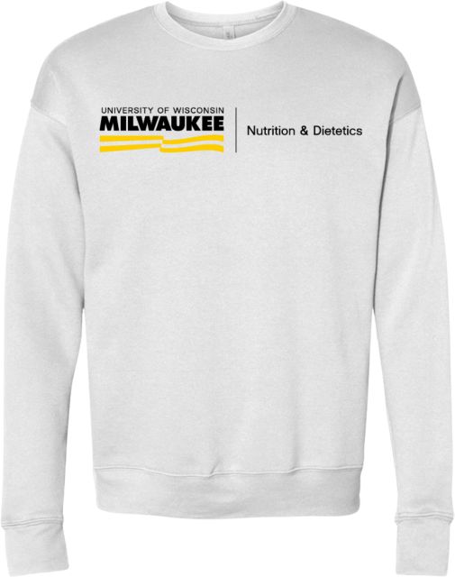 University of Wisconsin Milwaukee Bella + Canvas Fleece Crew UWM Nutrition & Dietetics - ONLINE ONLY