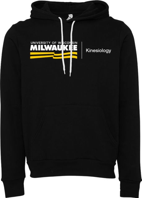 University of Wisconsin Milwaukee Bella + Canvas Fleece Hood UWM Kinesiology - ONLINE ONLY