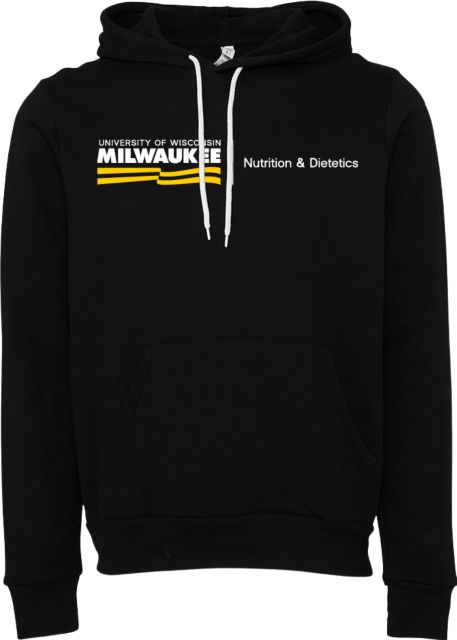 University of Wisconsin Milwaukee Bella + Canvas Fleece Hood UWM Nutrition & Dietetics - ONLINE ONLY