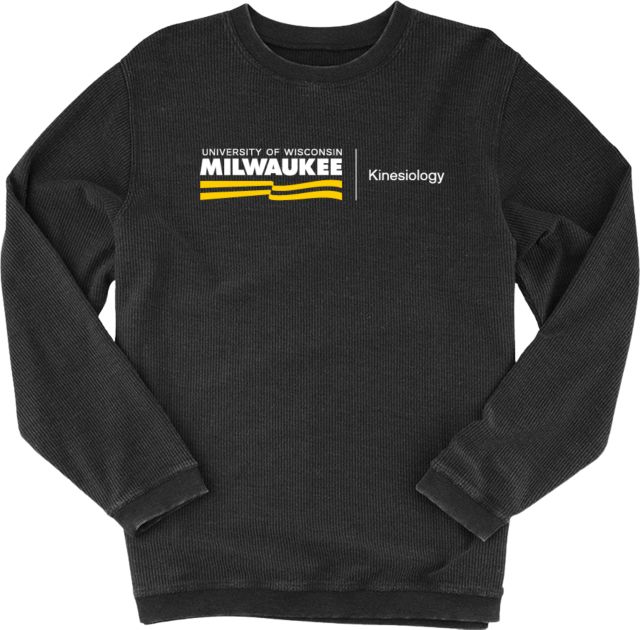 University of Wisconsin Milwaukee Boxercraft Womens Corded Crew UWM Kinesiology - ONLINE ONLY