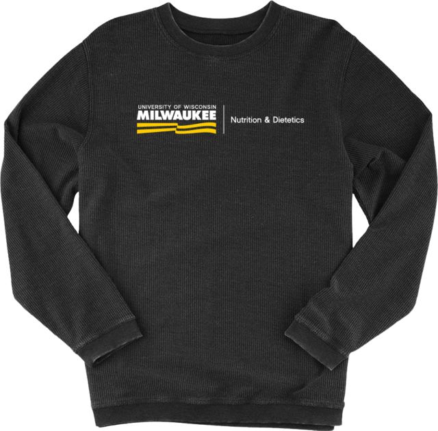 University of Wisconsin Milwaukee Boxercraft Womens Corded Crew UWM Nutrition & Dietetics - ONLINE ONLY