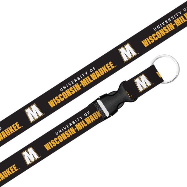 University of Wisconsin Milwaukee Lanyard with Buckle