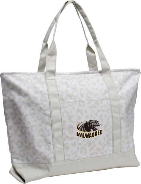 University of Wisconsin Milwaukee Leopard Tote