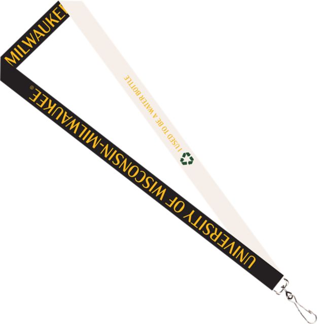 University of Wisconsin Milwaukee Recycled Lanyard