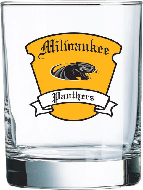 University of Wisconsin Milwaukee 14 oz. Double Old Fashion Glass