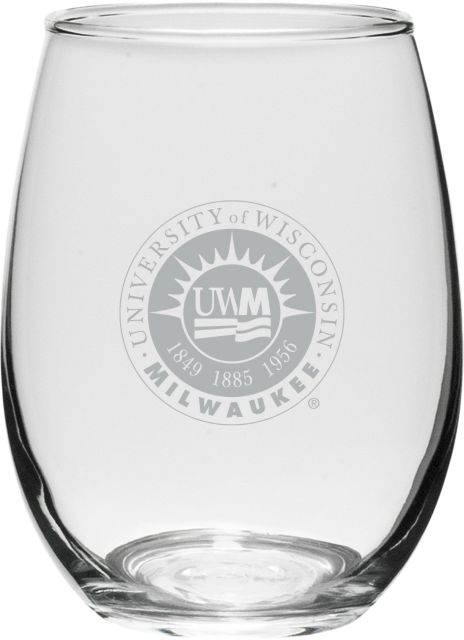 University of Wisconsin Milwaukee 21 oz. Wine Glass
