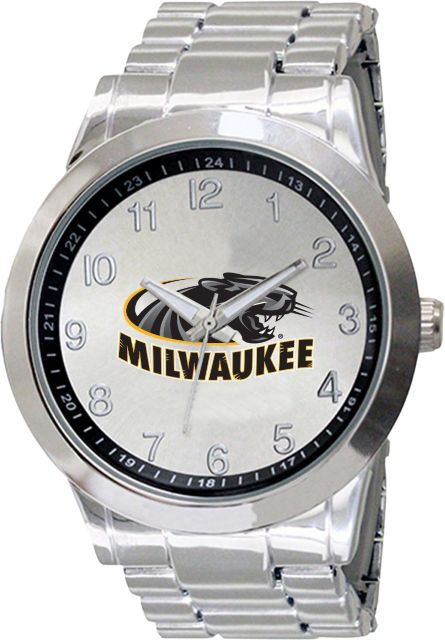 University of Wisconsin Milwaukee 44mm Men's Stainless Steel Watch