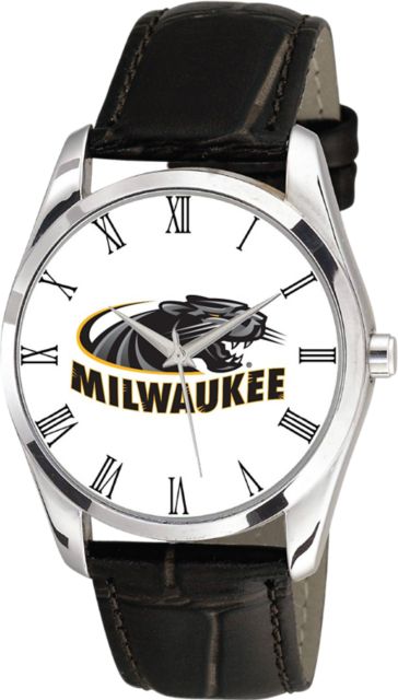 University of Wisconsin Milwaukee 26mm Ladies Leather Watch