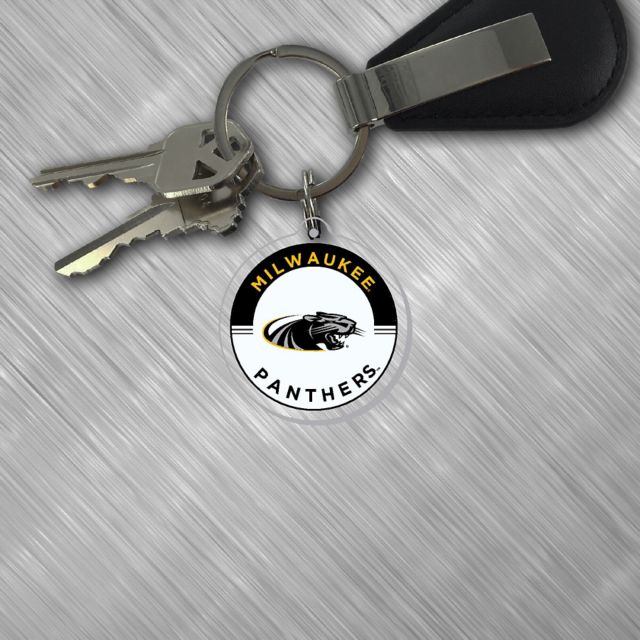 University of Wisconsin Milwaukee Panthers Laser Cut Keytag