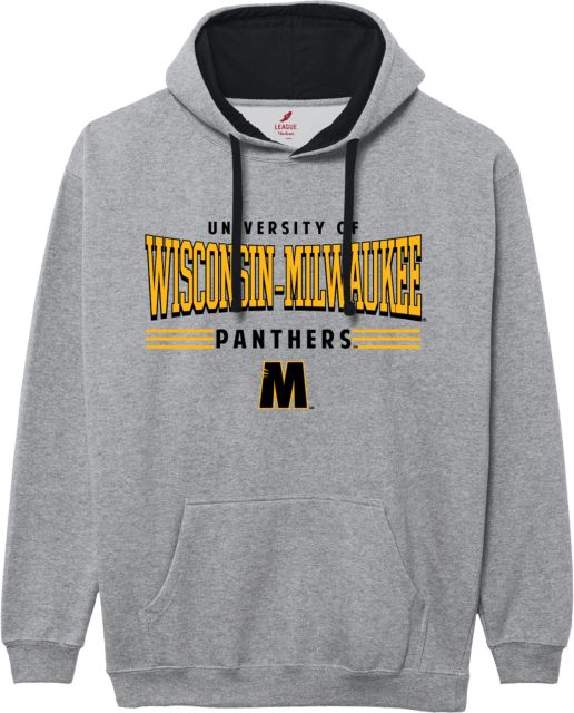 University of Wisconsin Milwaukee Panthers Colorblock Hooded Sweatshirt