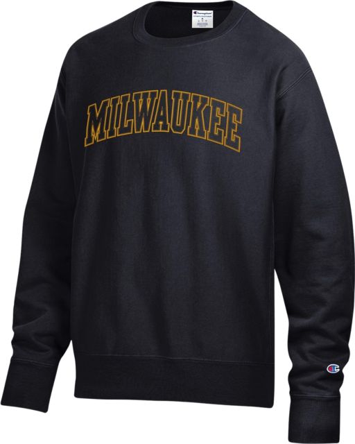 University of Wisconsin Milwaukee Reverse Weave Crewneck Sweatshirt