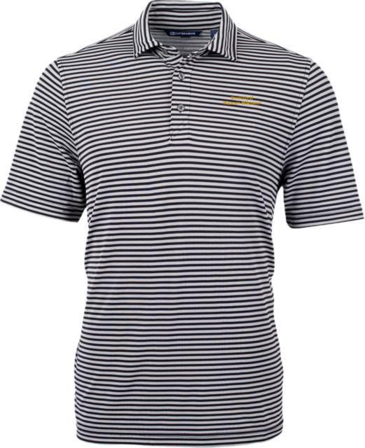 University of Wisconsin Milwaukee Striped Eco Polo