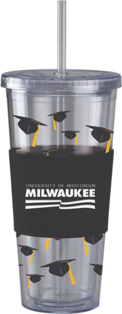 University of Wisconsin Milwaukee Acrylic Tumbler with Straw