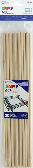 Forster Woodsies Dowel Pkg 12x3/16'' 20pc