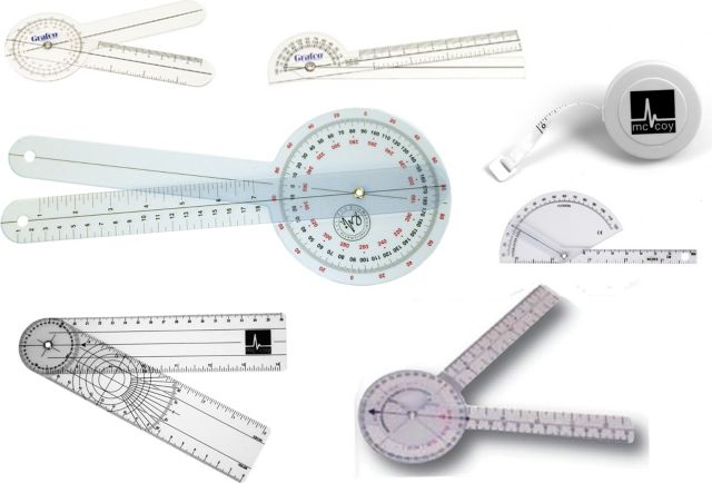 Goniometer and Tape Measure 6 piece Pack