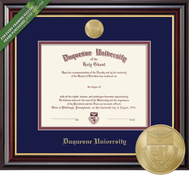 Duquesne University 8.5'' x 11'' Windsor Diploma Frame