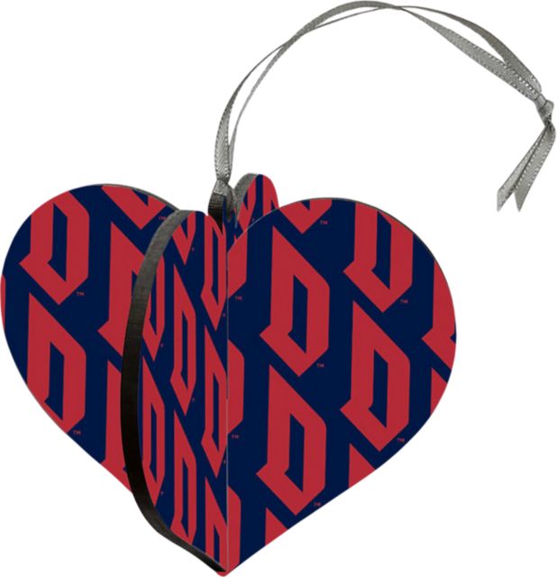 Duquesne University 3D Heart Ornament