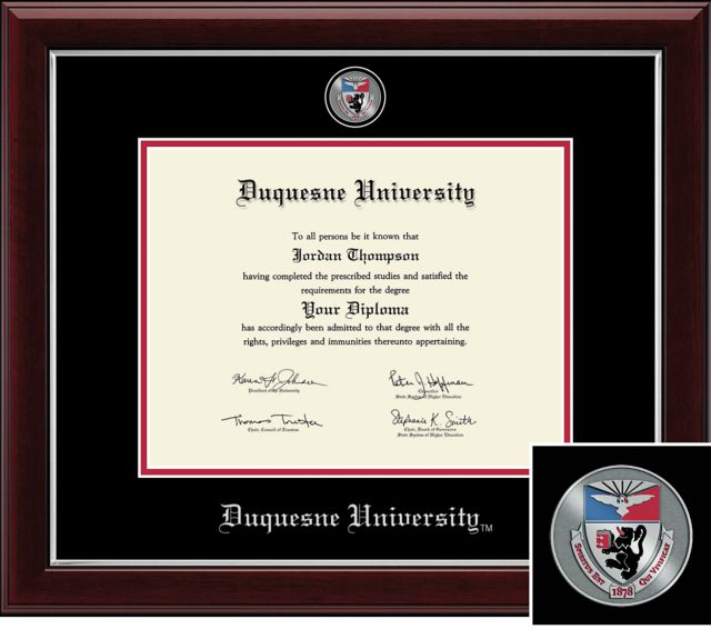 Duquesne University Masterpiece Diploma Frame